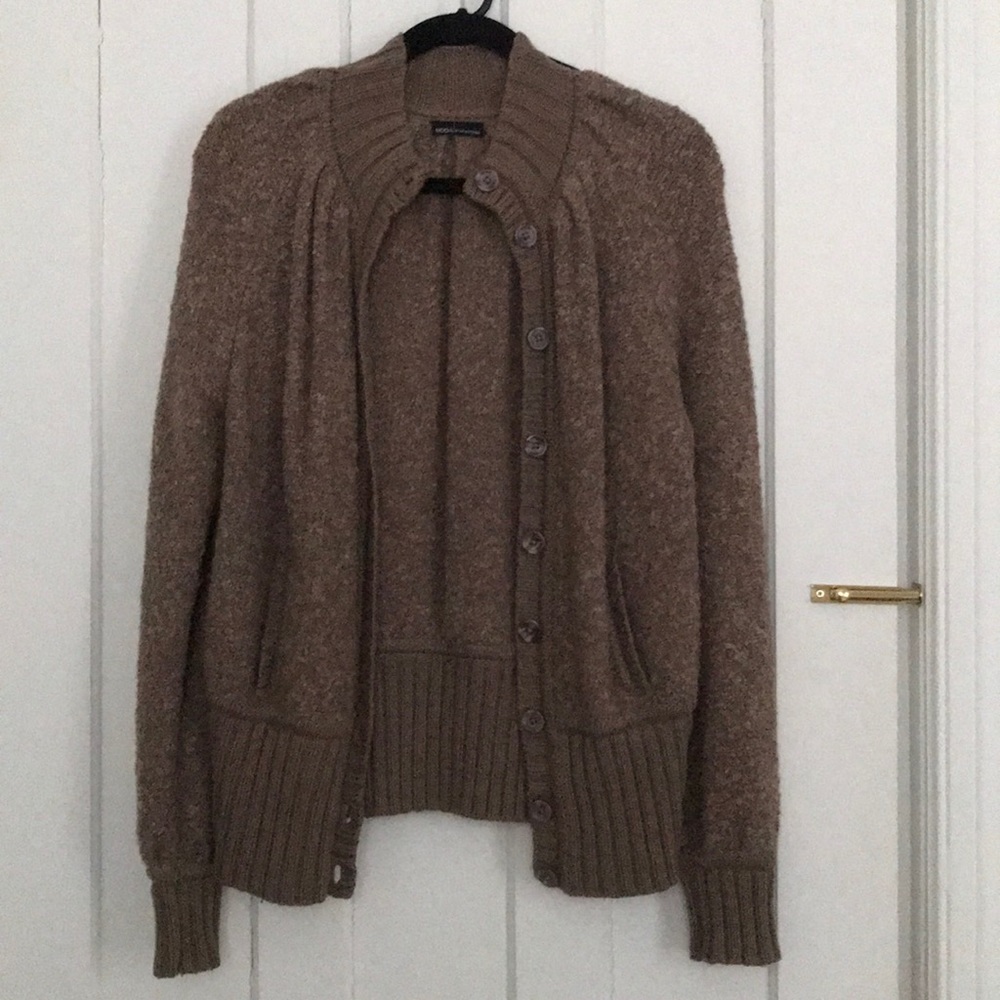 Wool Button Down Sweater